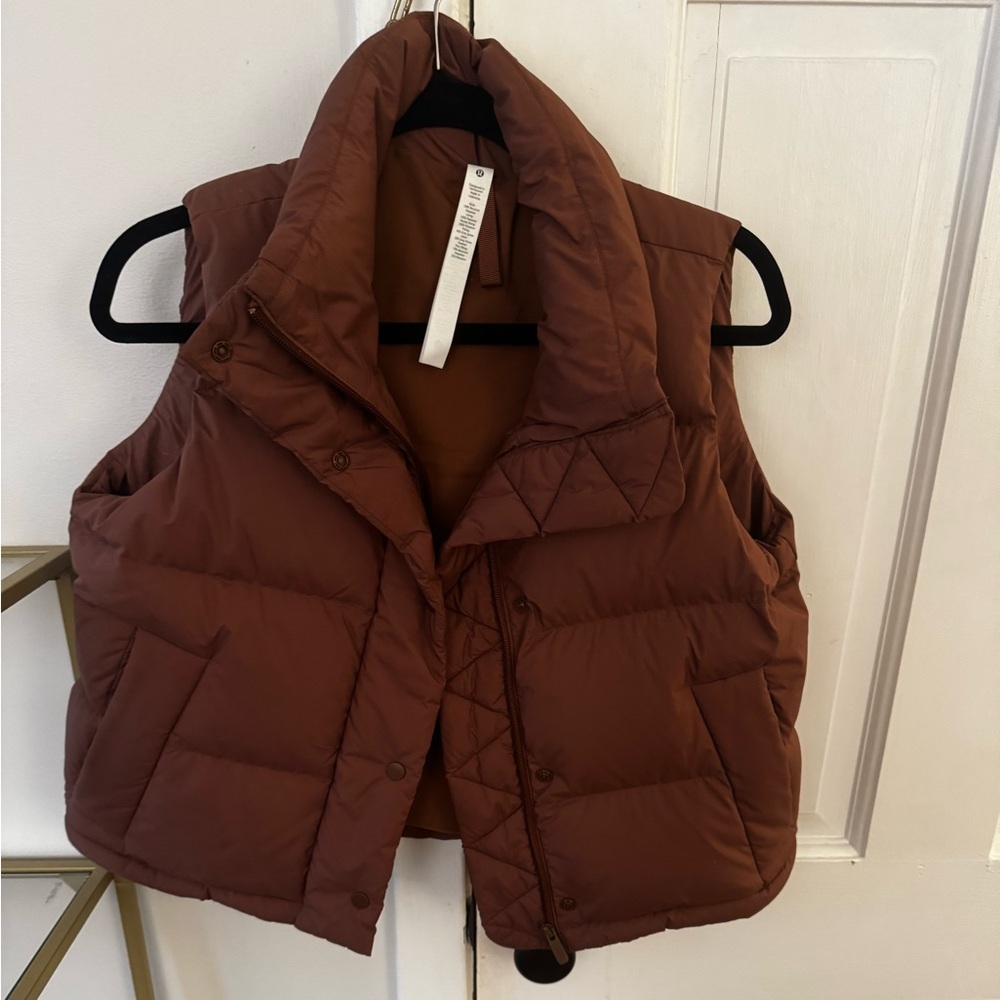 Lululemon Athletica Tan Quilted Vest